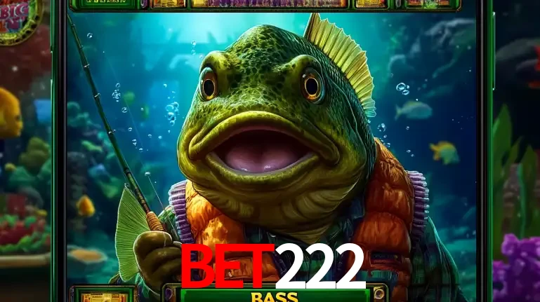 Personagem de peixe pescador do popular jogo de slot com tema de pescaria, uma das emocionantes opções de caça-níqueis para jogar e ganhar no cassino bet222.